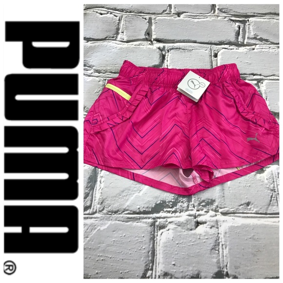 💕SALE💕NWT Puma Core Shorts in Beetroot Purple - Picture 2 of 8